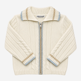 Cardigan - Baby Graziella Bianco con Zip