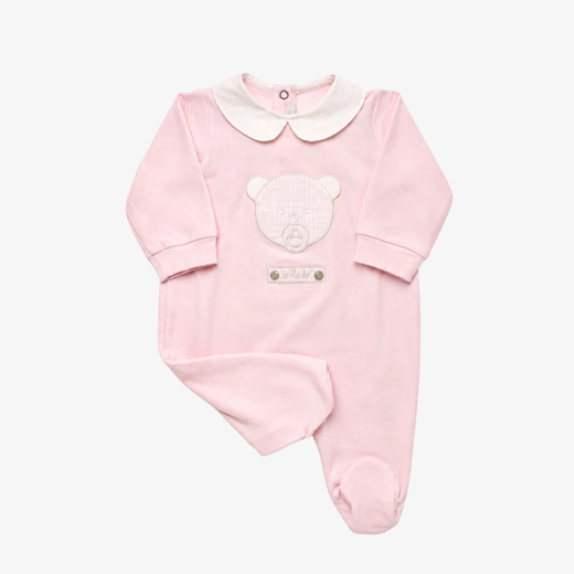 Tutina Baby - Le Bebe con Orsetto e Colletto Bianco