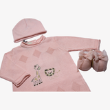 Set Prima Nascita - con Tutina Intera, Cappellino e Scarpine