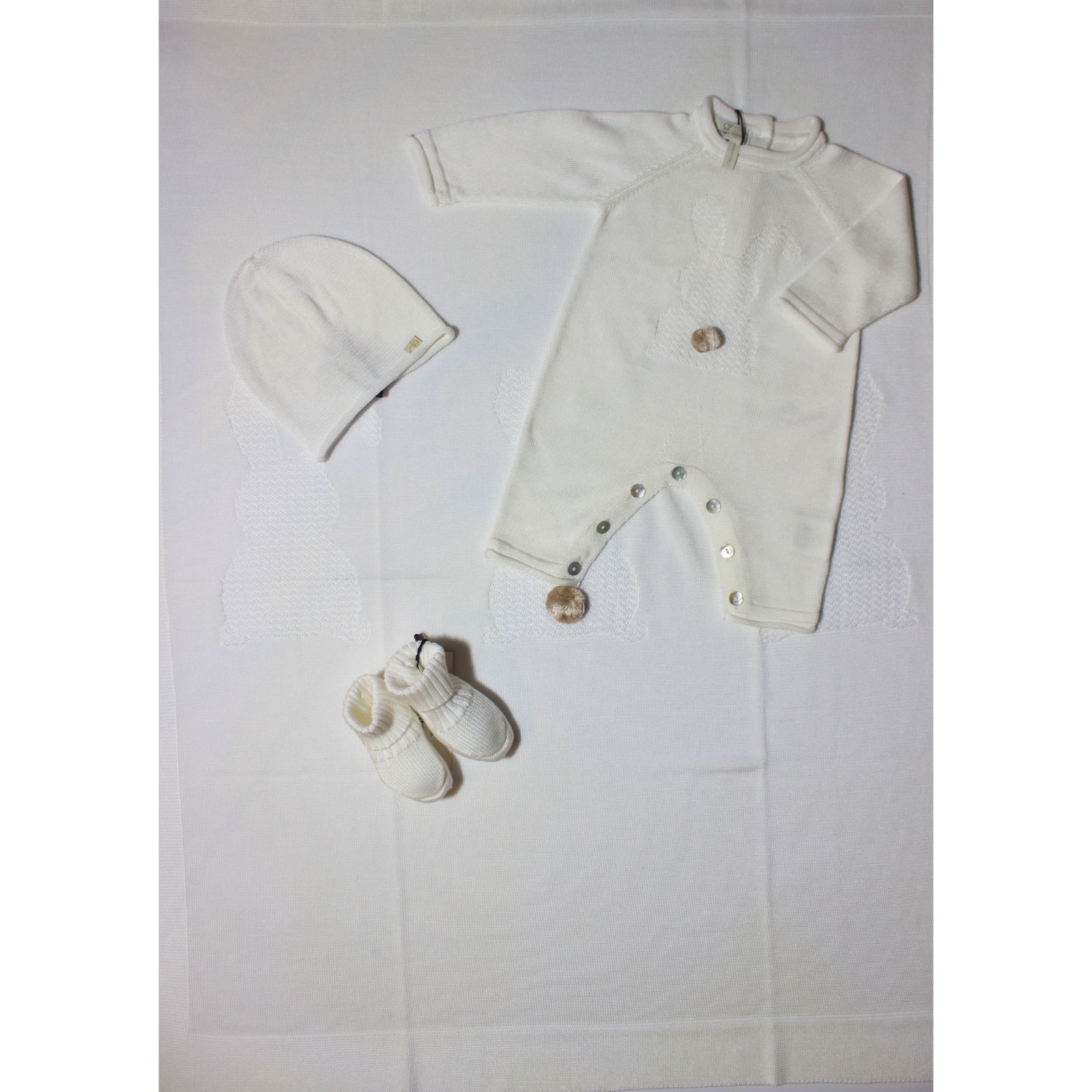 Set Nascita Neonato - con Copertina, Tutina e Accessori