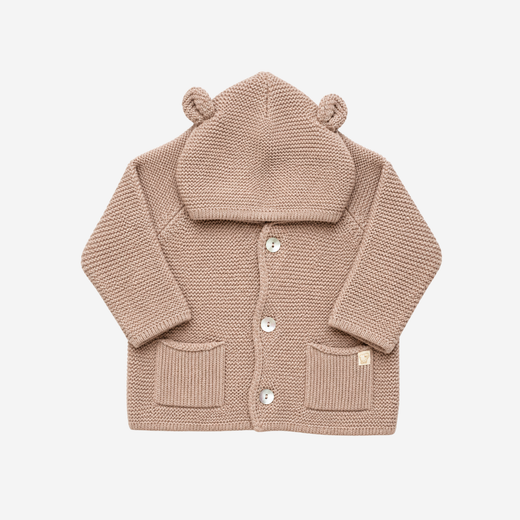 Cardigan Baby Maglificio di Verona con Cappuccio