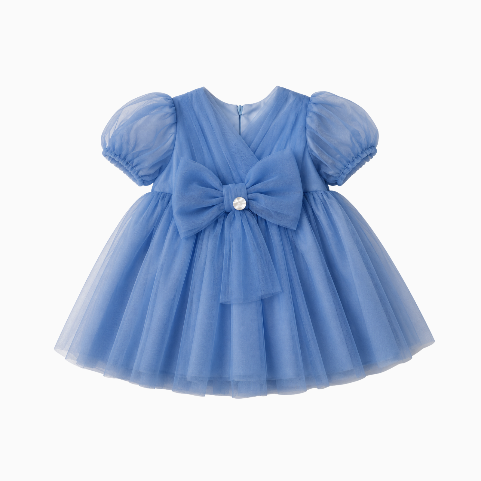 Vestito - Le Bebe in Tulle con Maxi Fiocco