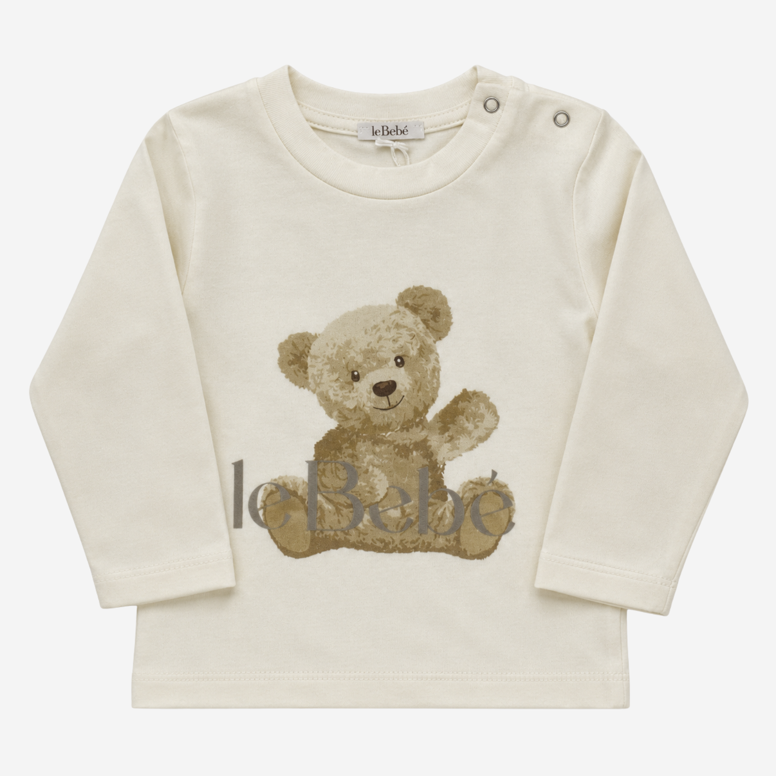 T-shirt - Le Bebè Panna con Orsetto