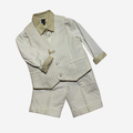 Completo Gessato - a Righe con Gilet e Shorts