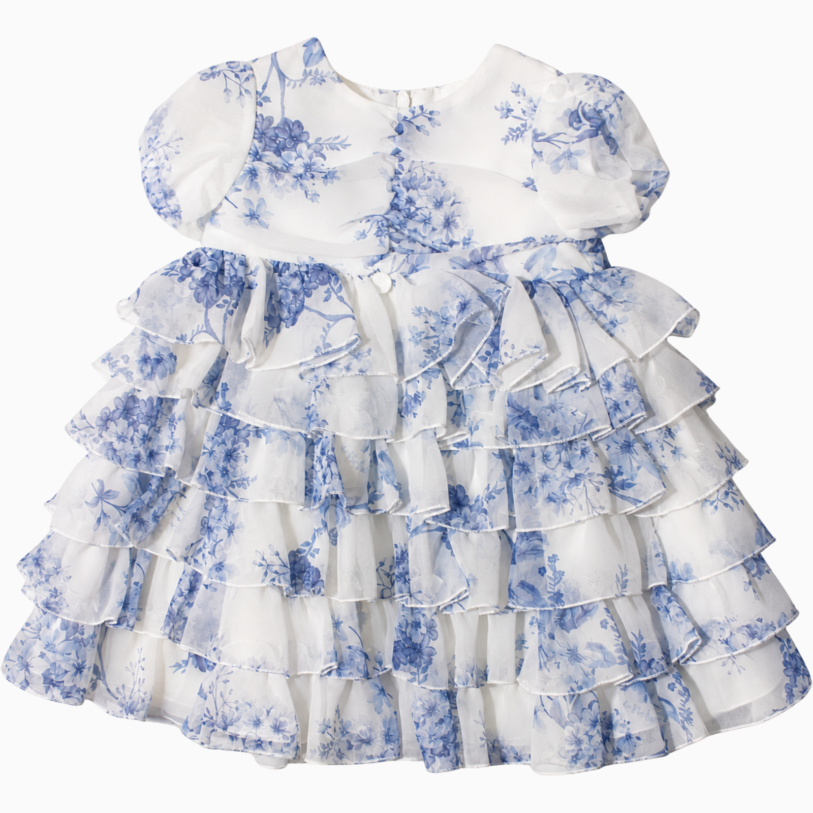 Vestito - Le Bebe Floreale con Balze