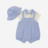 Completo - Le Bebè con Salopette, Body e Cappello