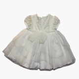 Vestito - Aletta Paillettes Bianco in Tulle