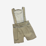 Completo - Le Bebè con Bermuda, Bretelle e Camicia in Lino