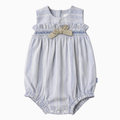 Pagliaccetto -  Rigato con Fiocco Beige
