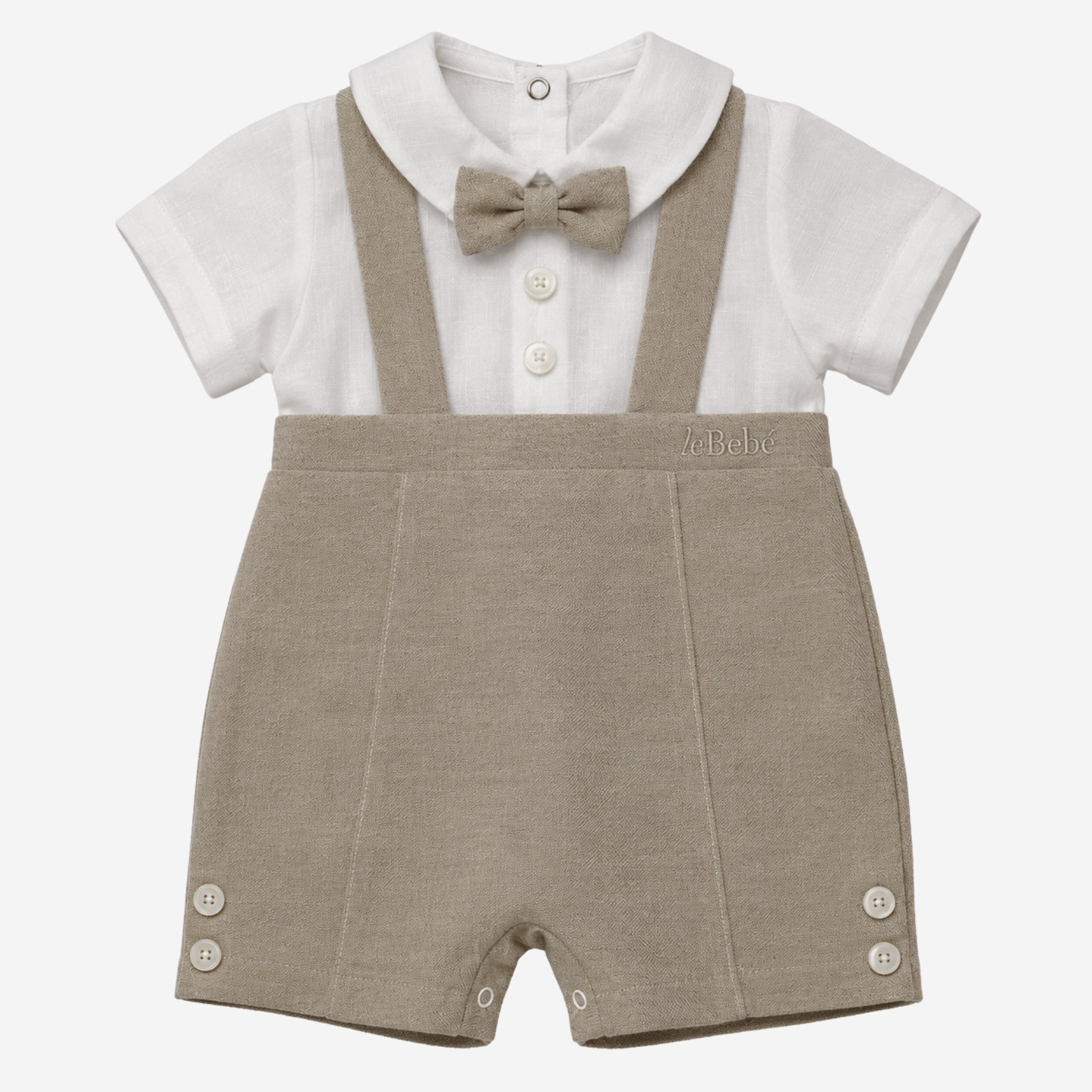 Pagliaccetto - Le Bebè Beige con Papillon