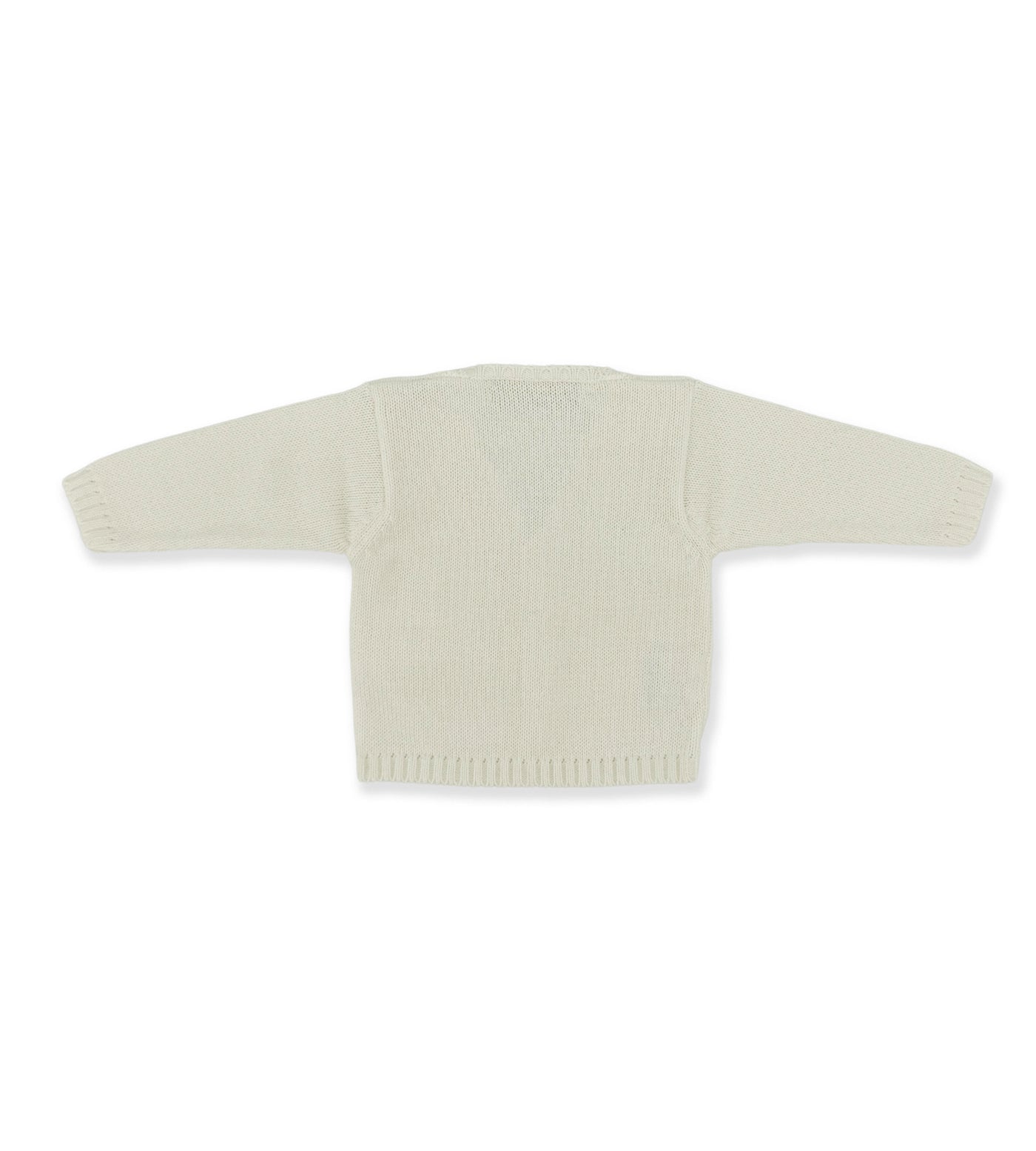 Cardigan Neonato Beige con Scollo a V – La Stupenderia