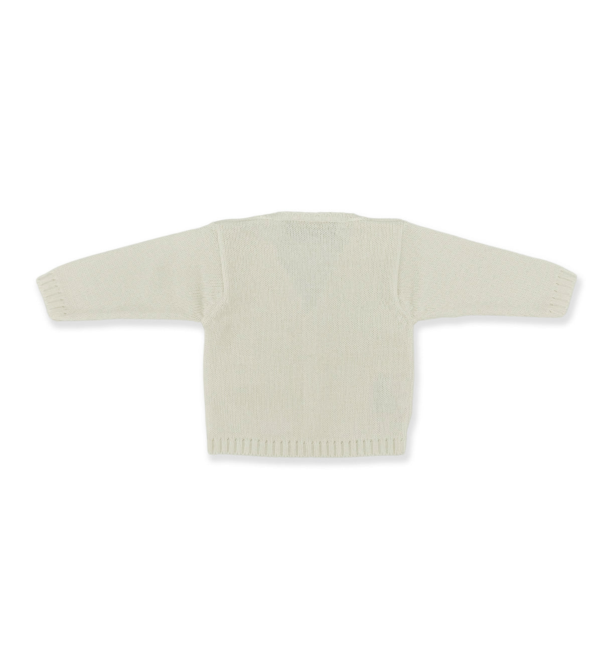 Cardigan Neonato Beige con Scollo a V – La Stupenderia