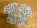 Cardigan neonata floreale con bottoni rossi – Absorba